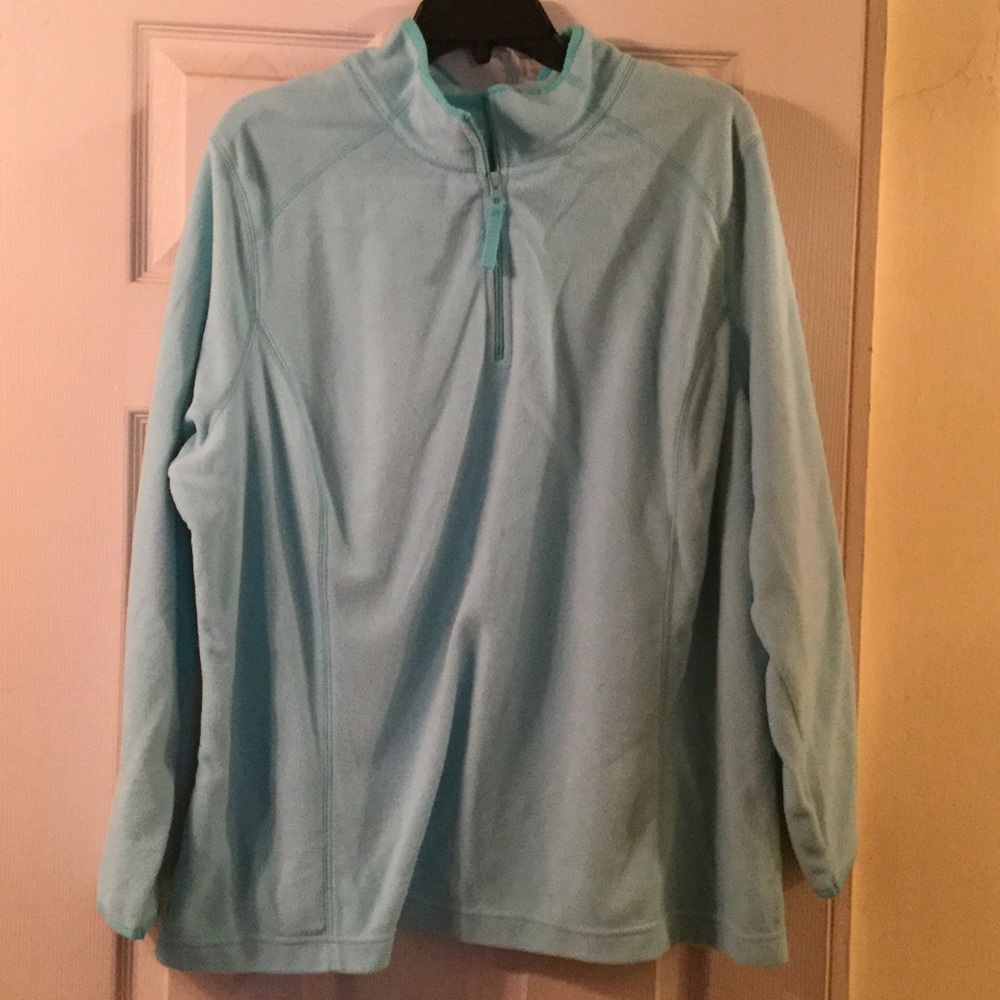 Zip fleece top