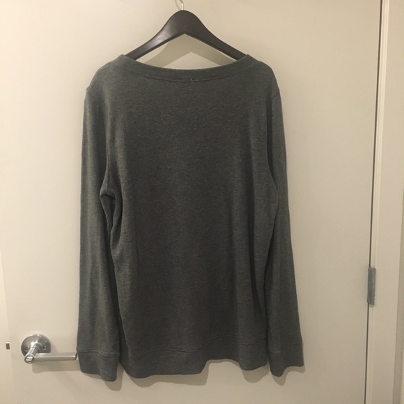 J Crew sequined gray top. - Picture 3 of 4