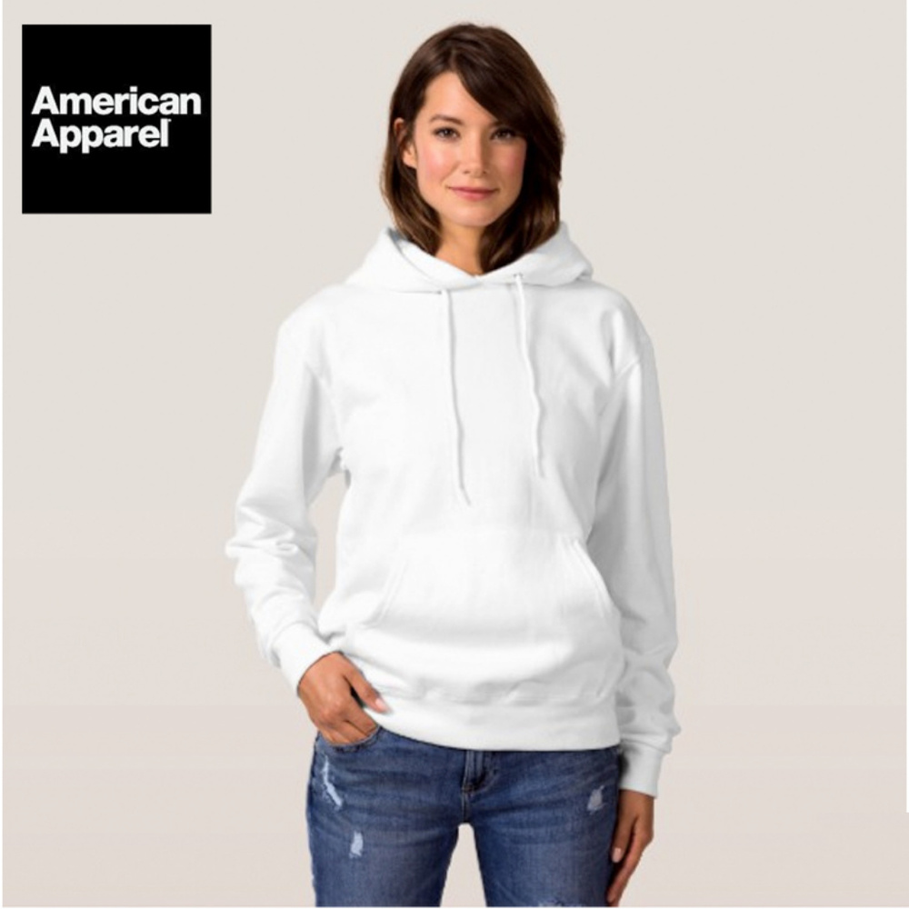 AMERICAN APPAREL Pull Over Pouch Hoodie RAGLAN