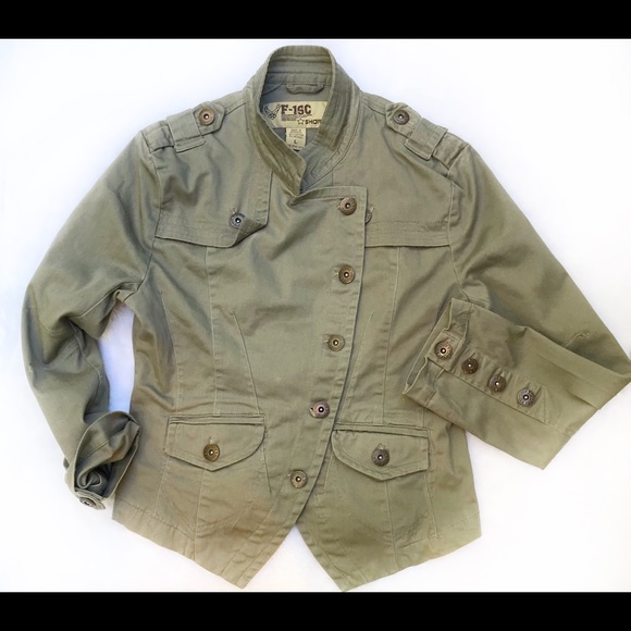 Jackets & Blazers - F-16C Military Inspired Blazer, Women’s L