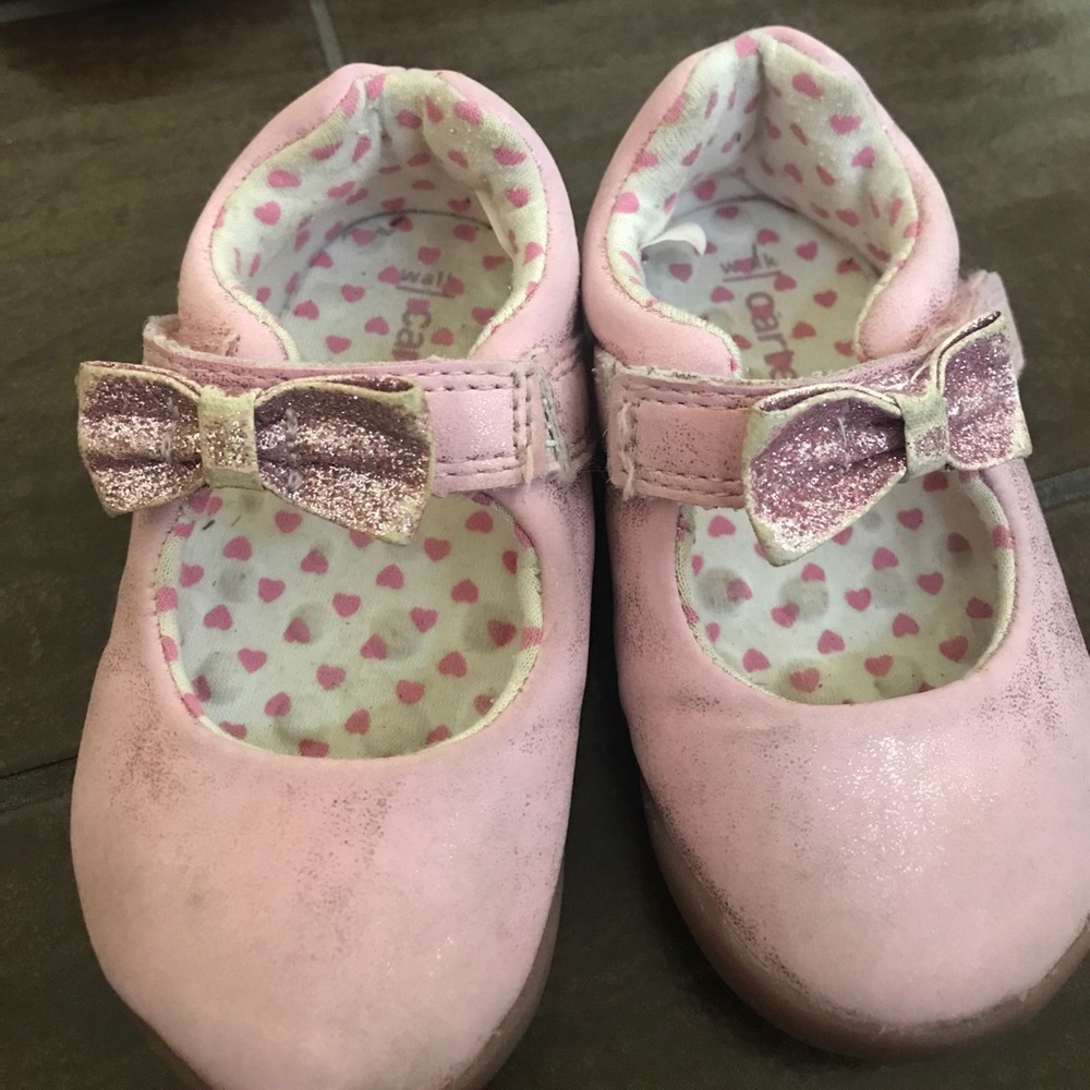 Carter’s pink walker shoes