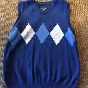 Boys shirt sleeve sweater vest