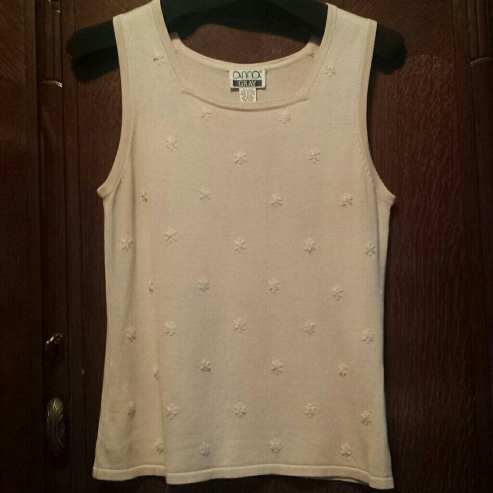 Silk/Cotton Tank Sz. Med