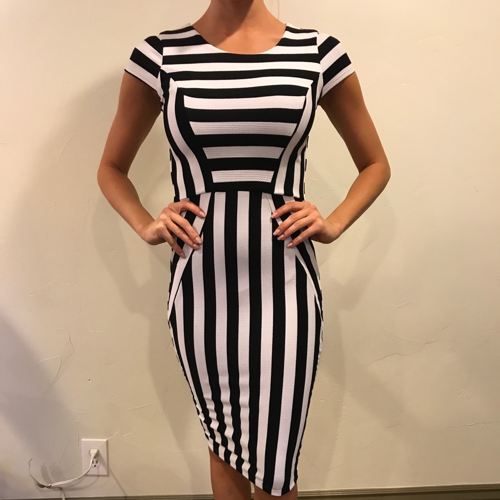 Stripe bodycon