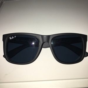 Black Justin Raybans