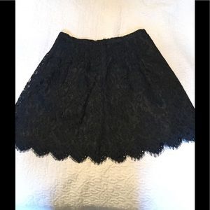 Lace J Crew Skirt