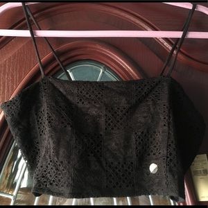 AE Black Crop Top, size L