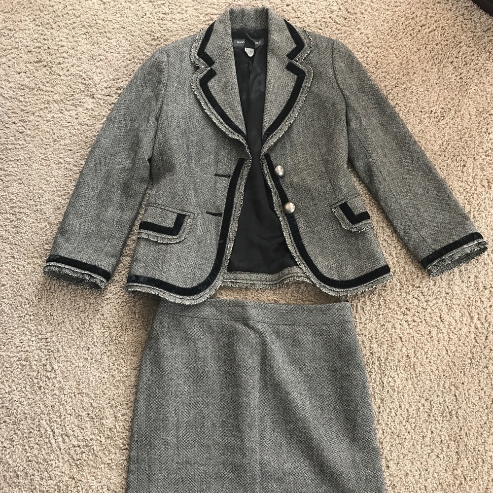 Banana Republic Wool Skirt Suit
