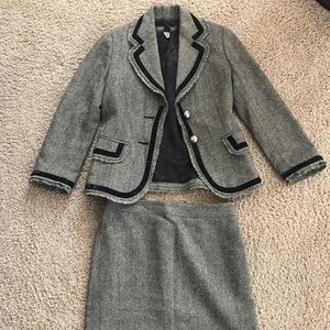 Banana Republic Wool Skirt Suit
