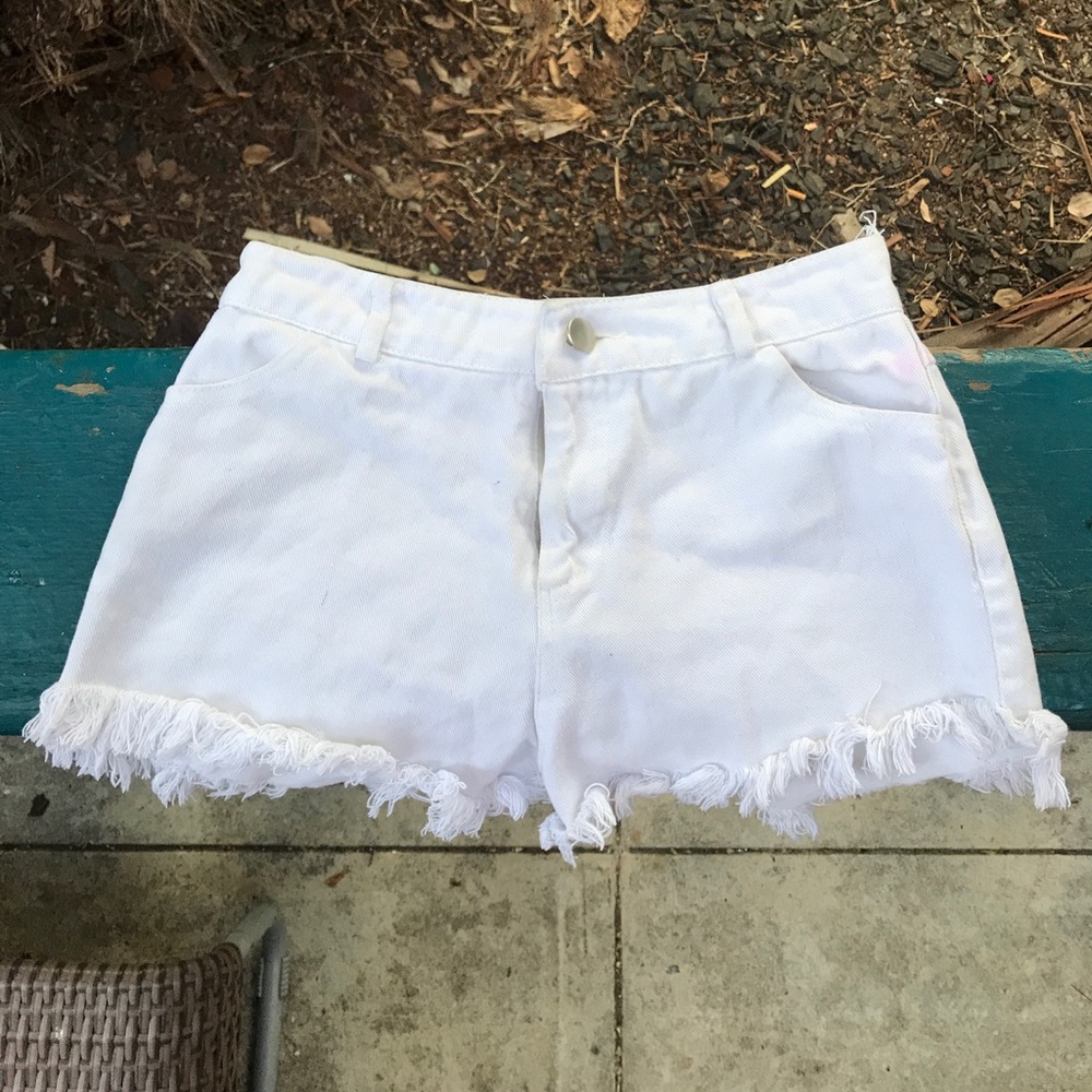 Any three for 20 White jeans shorts
