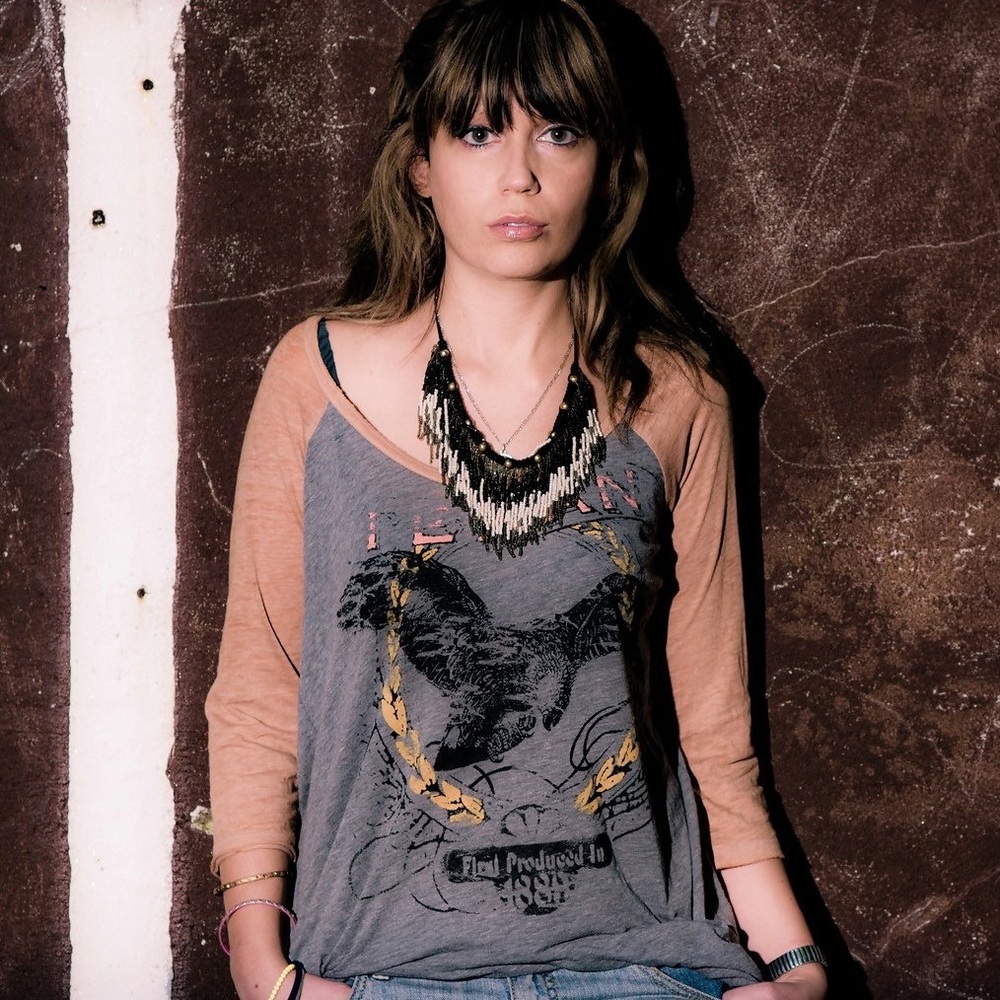 SOLD! Free People Graphic Henley