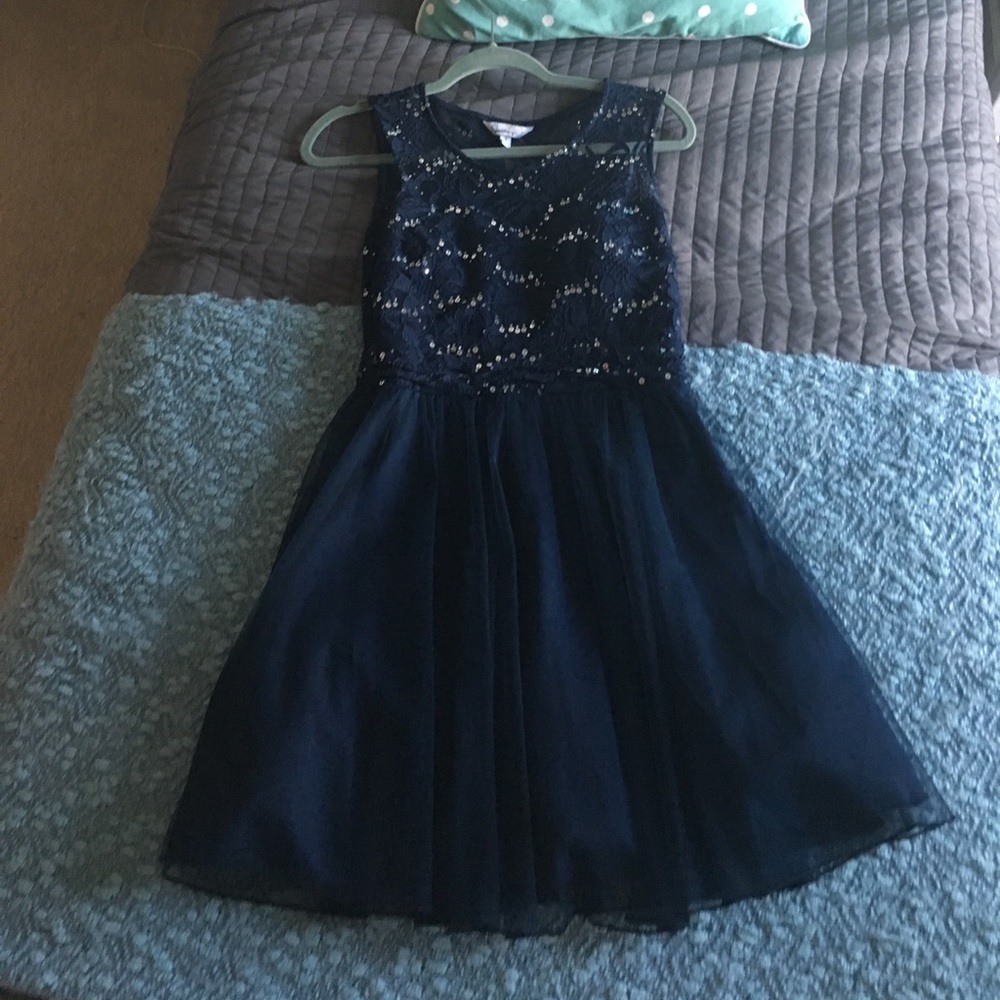 Navy blue party dress