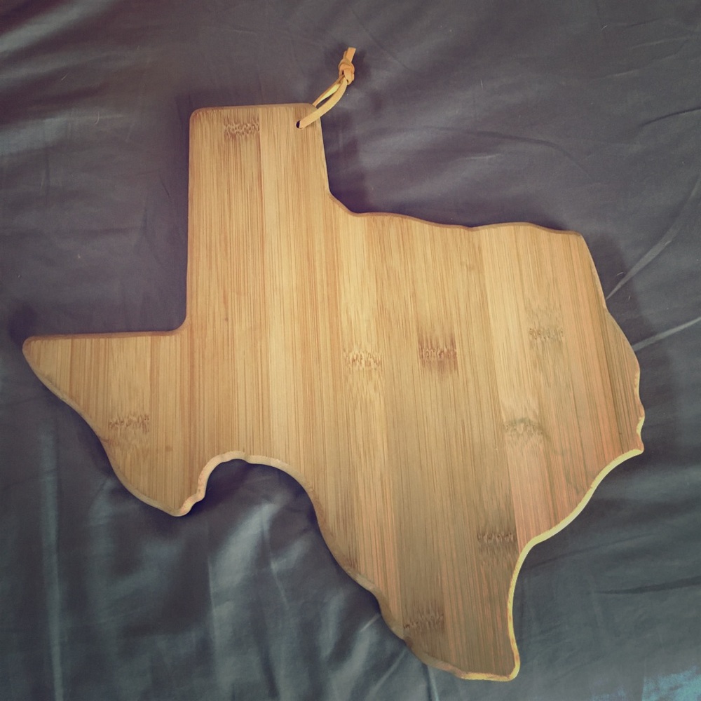 Texas state cutting board