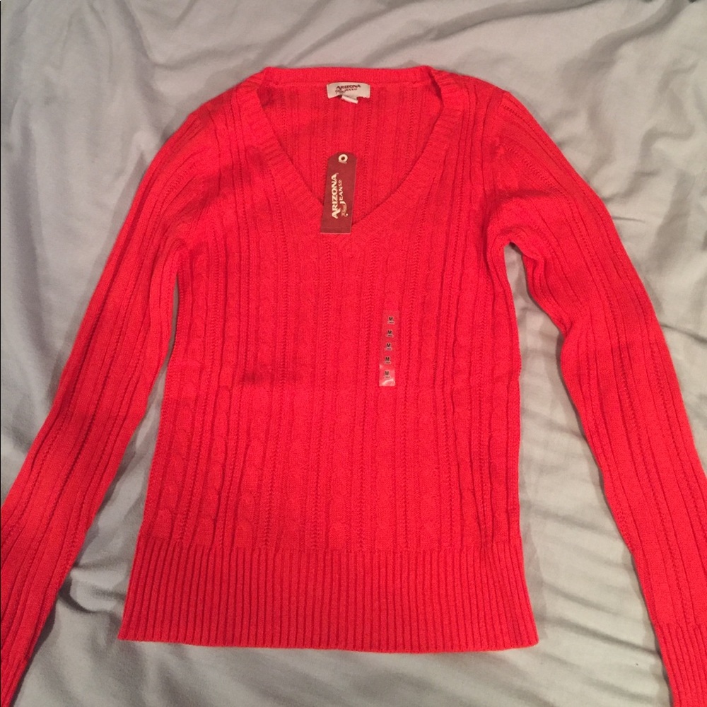 Red sweater