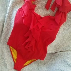 SzM Coral Halter swimsuit