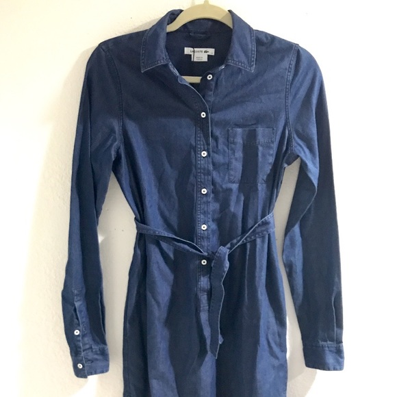 Lacoste Denim Button-up Dress - Picture 2 of 3