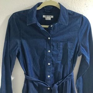Lacoste Denim Button-up Dress
