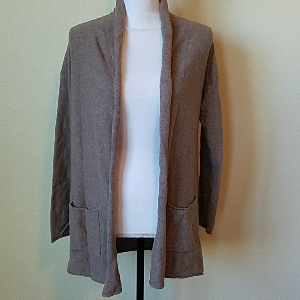 H&M Basic Camel Knit Cardigan