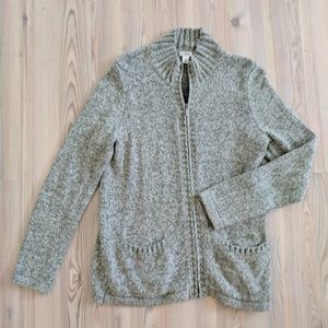 LL Bean Zip Up Sweater