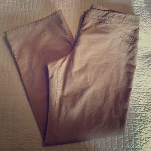 The Limited Ribbed Camel Corduroy Pant