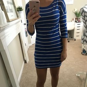 Striped T-shirt dress