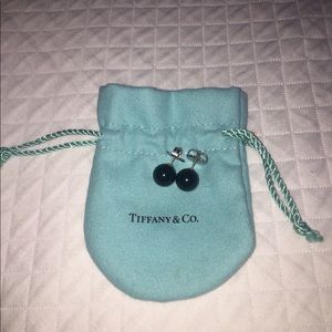 Tiffany & Co. Black Onyx Stud Earrings