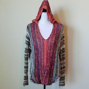 FREE PEOPLE Rare Baja Knit Hoodie