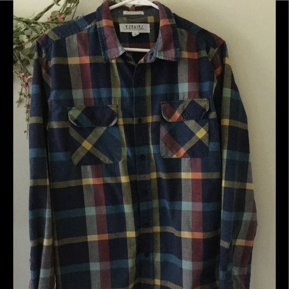 Ezekiel Other - EZEKIEL Men’s Multicolored Flannel Long Sleeve
