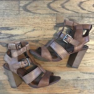 Brown high heel Aldo Sandals