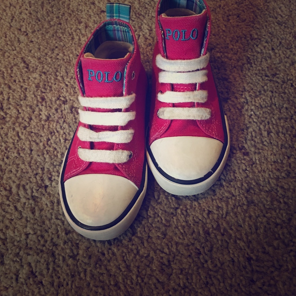 Toddler girls Ralph Lauren polo high tops