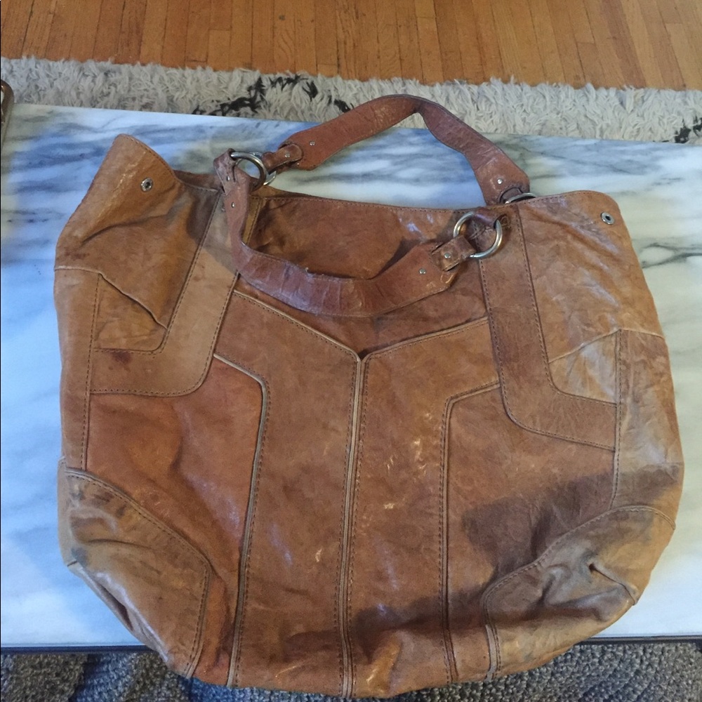 Andrew Marc Tan Tote Bag