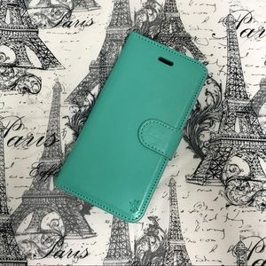 iPhone 6 Mint Green Wallet Case