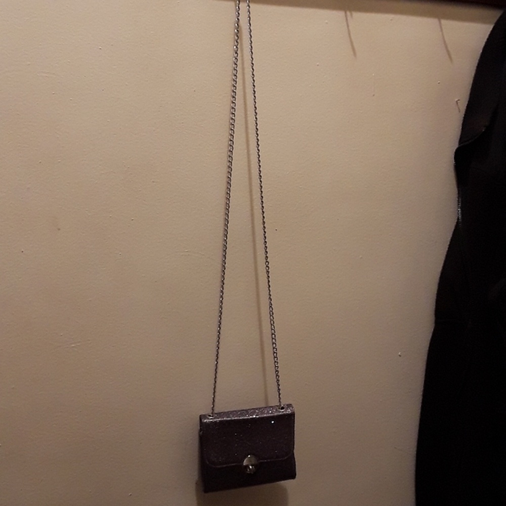 Purple handbag