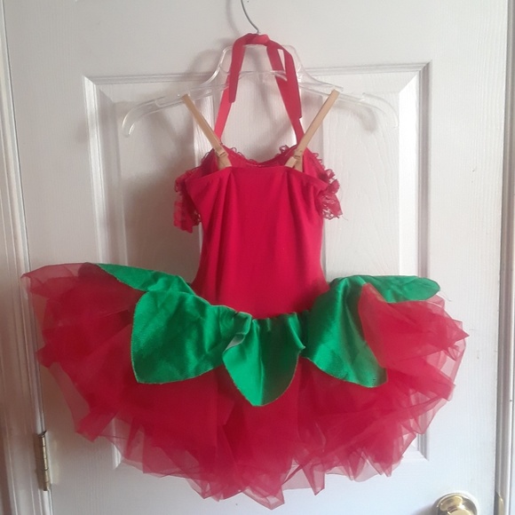 ❌❌SOLD❌❌Flower Costume Girls Size SC (4-6) - Picture 2 of 5