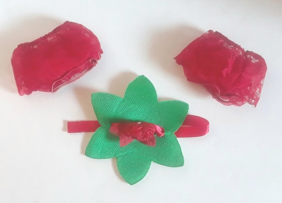 ❌❌SOLD❌❌Flower Costume Girls Size SC (4-6) - Picture 5 of 5