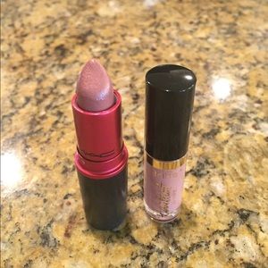 MAC lipstick & Tarte lipgloss