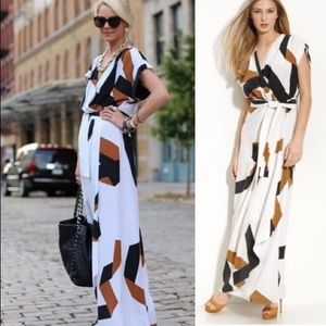 Diana Von Furstenberg maxi dress.