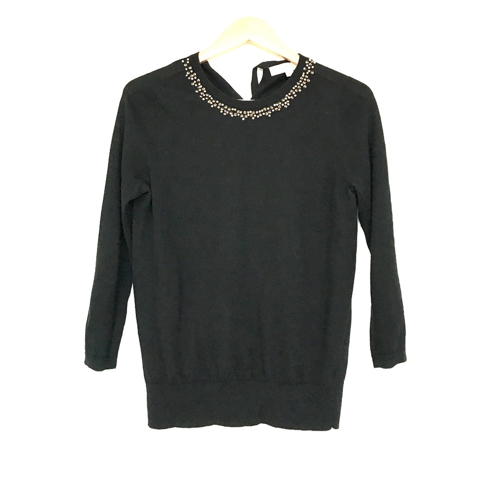 LOFT jewel neck sweater - M