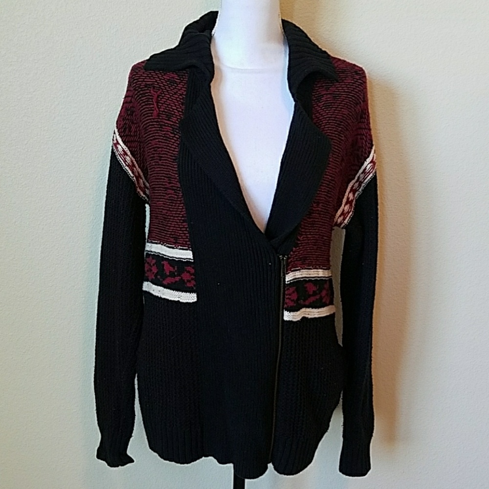 Urban Outfitters Ecote Zip Up Sweater Coat