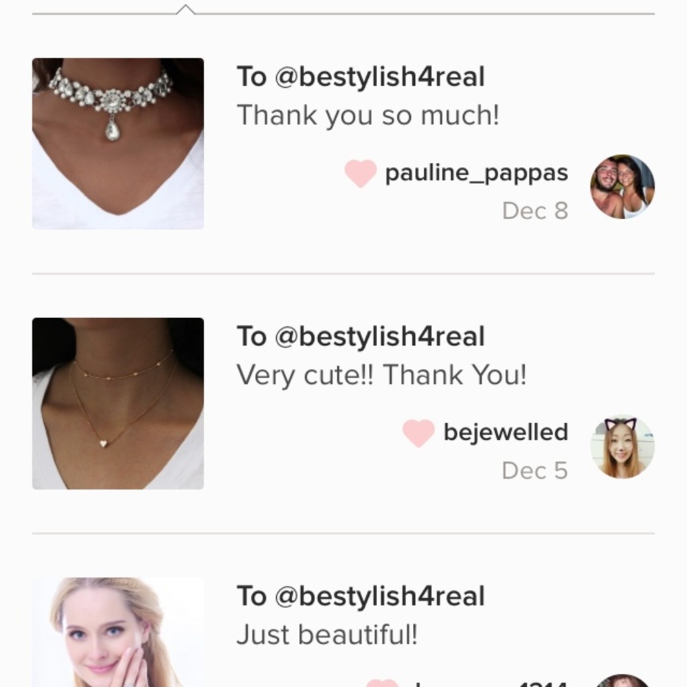 Heart Chain Necklace - Picture 3 of 3