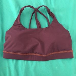 Lululemon purple energy bra!