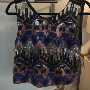 Sequin crop top!