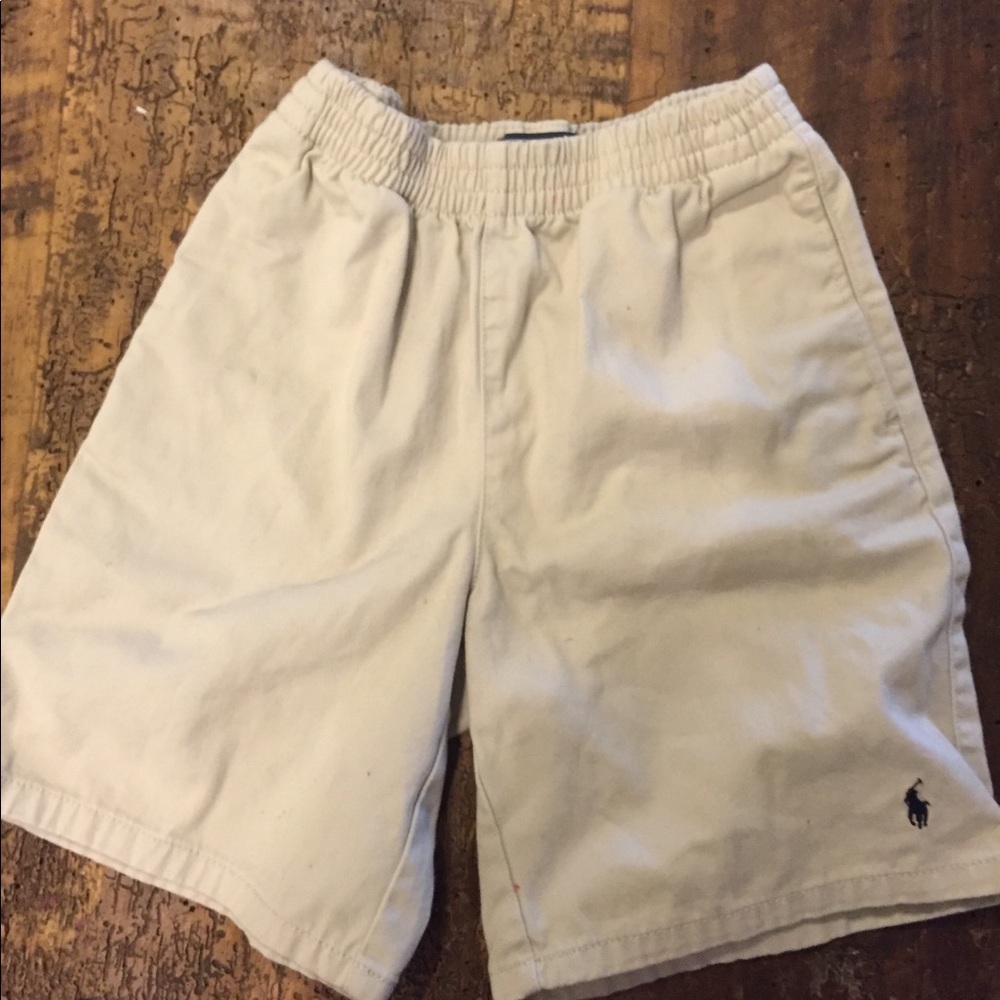 BoysPolo khaki shorts size 7