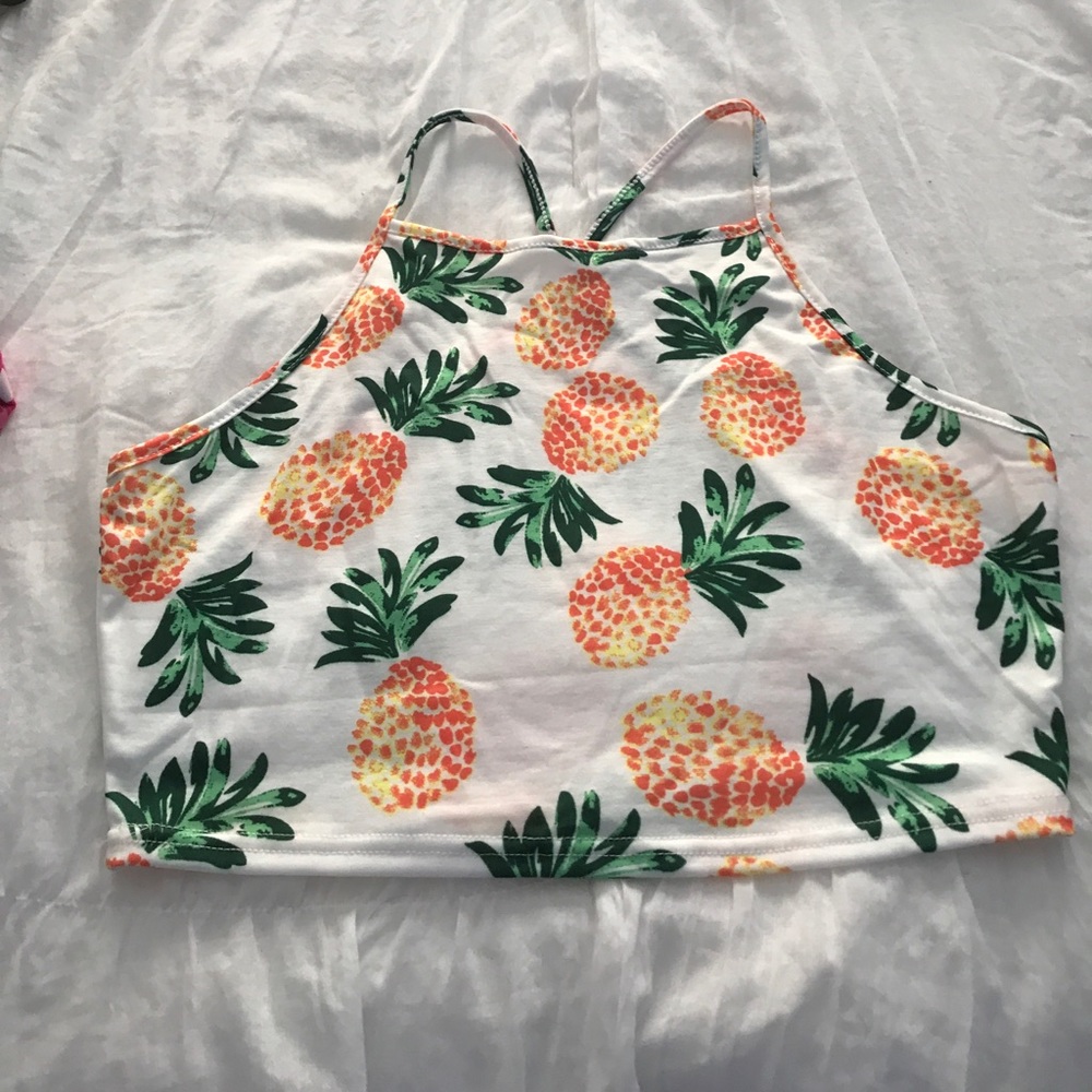 Pineapple crop top