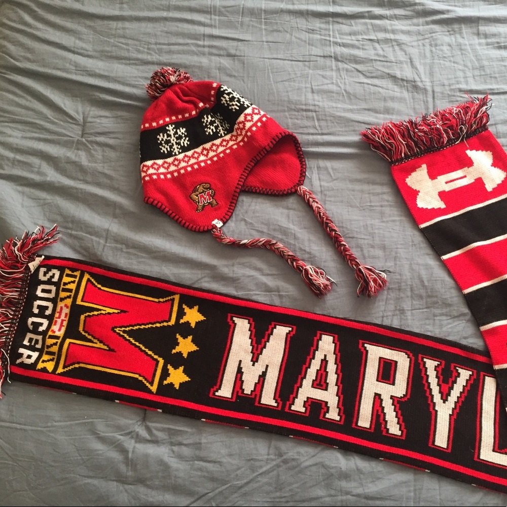 University of Maryland Hat and Scarf Bundle
