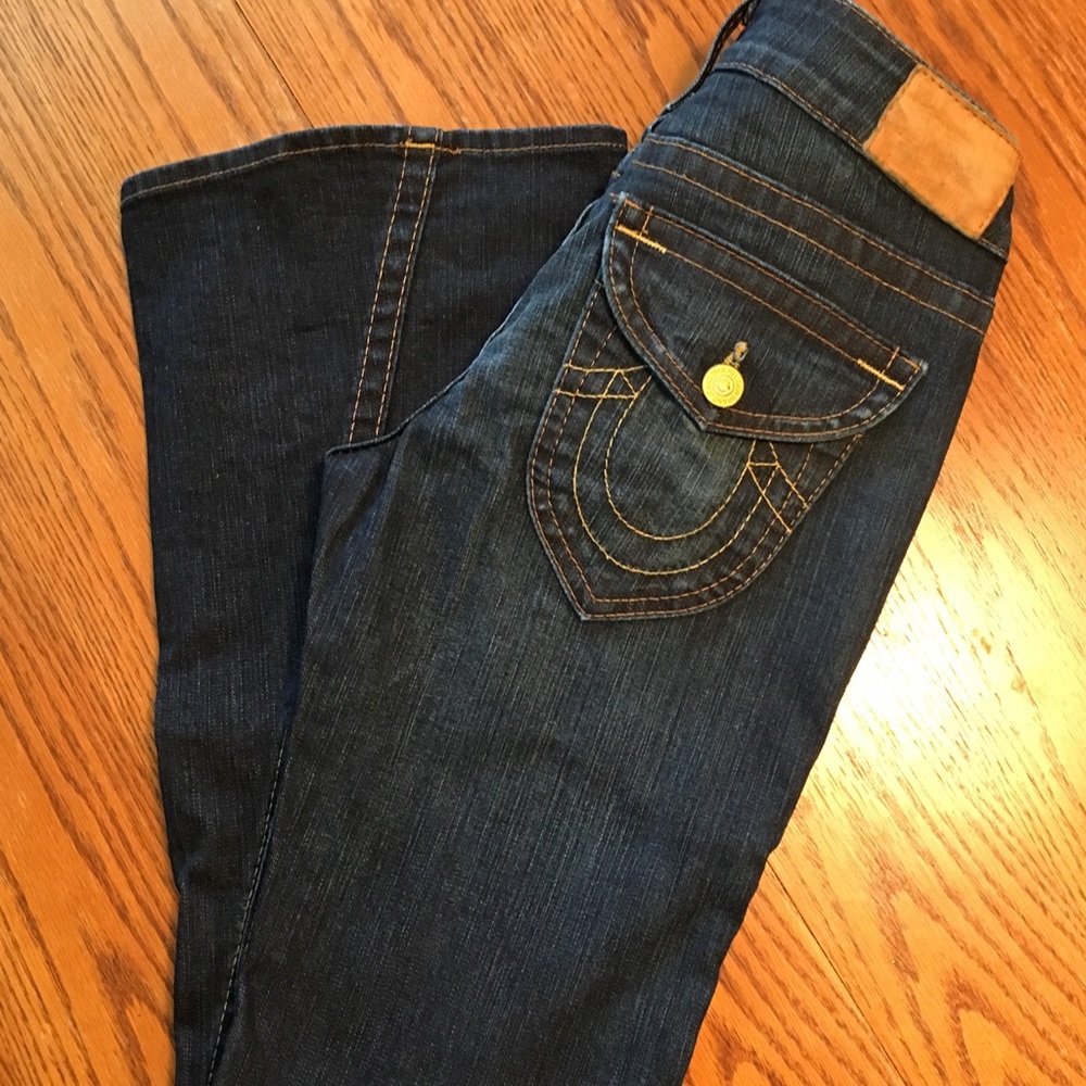True Religion Bootcut Jeans size 29 dark wash
