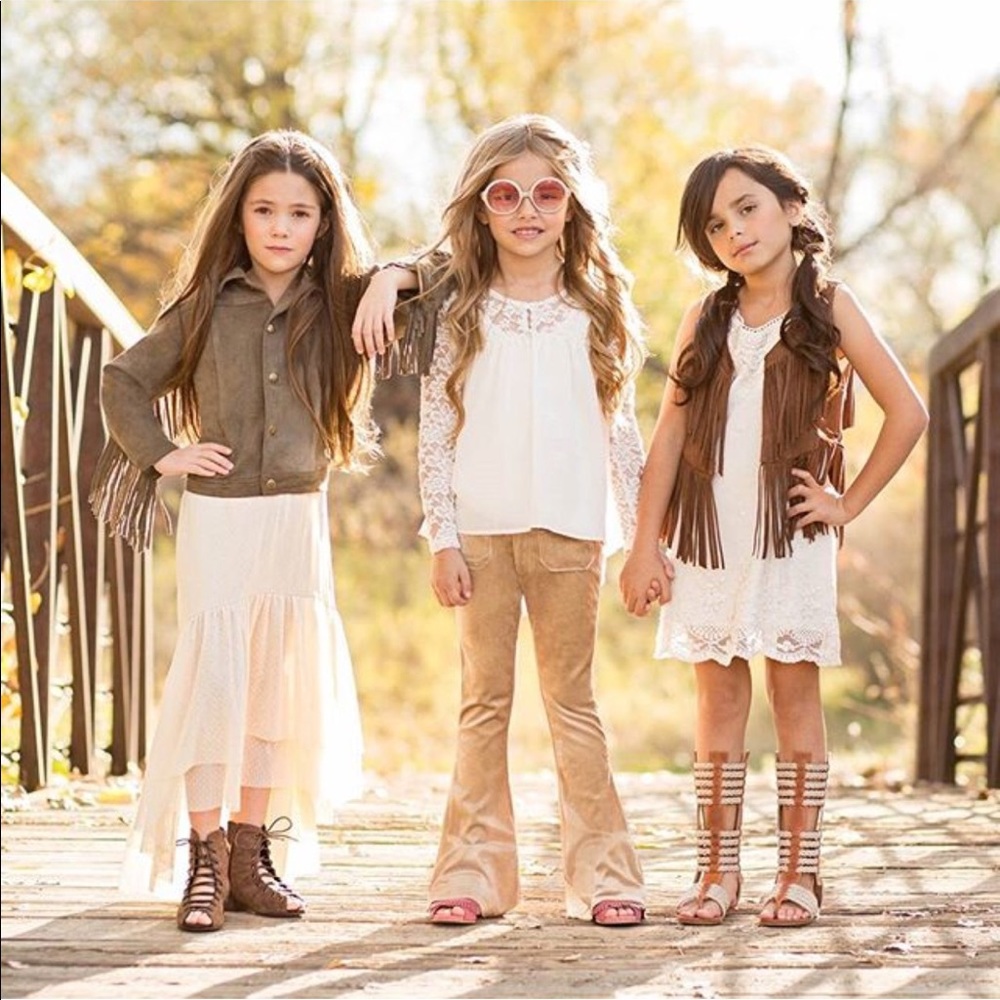 Joy folie velvet bell bottoms