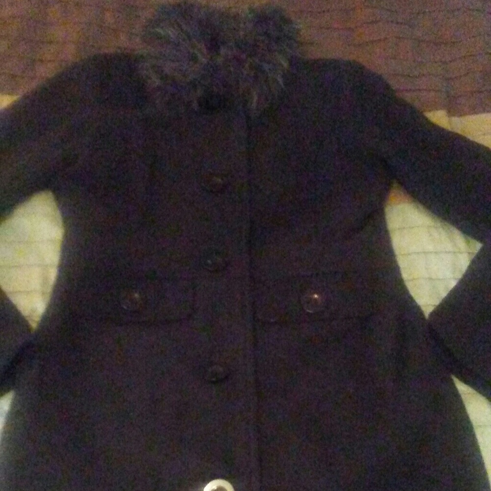 Womens Long Pea Coat