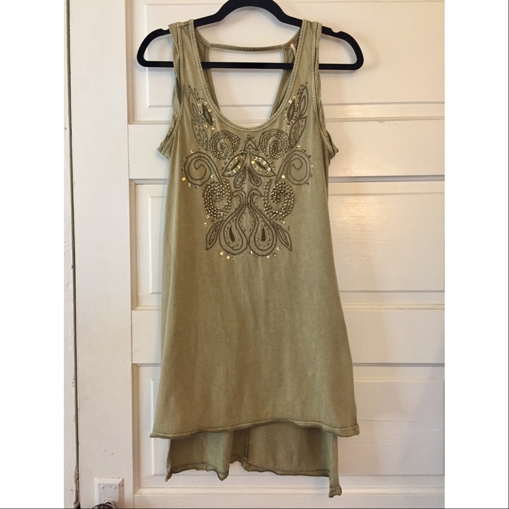 Free People Embellished Tank