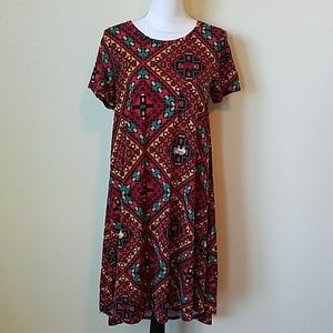 LuLaRoe Carly Elephant Print